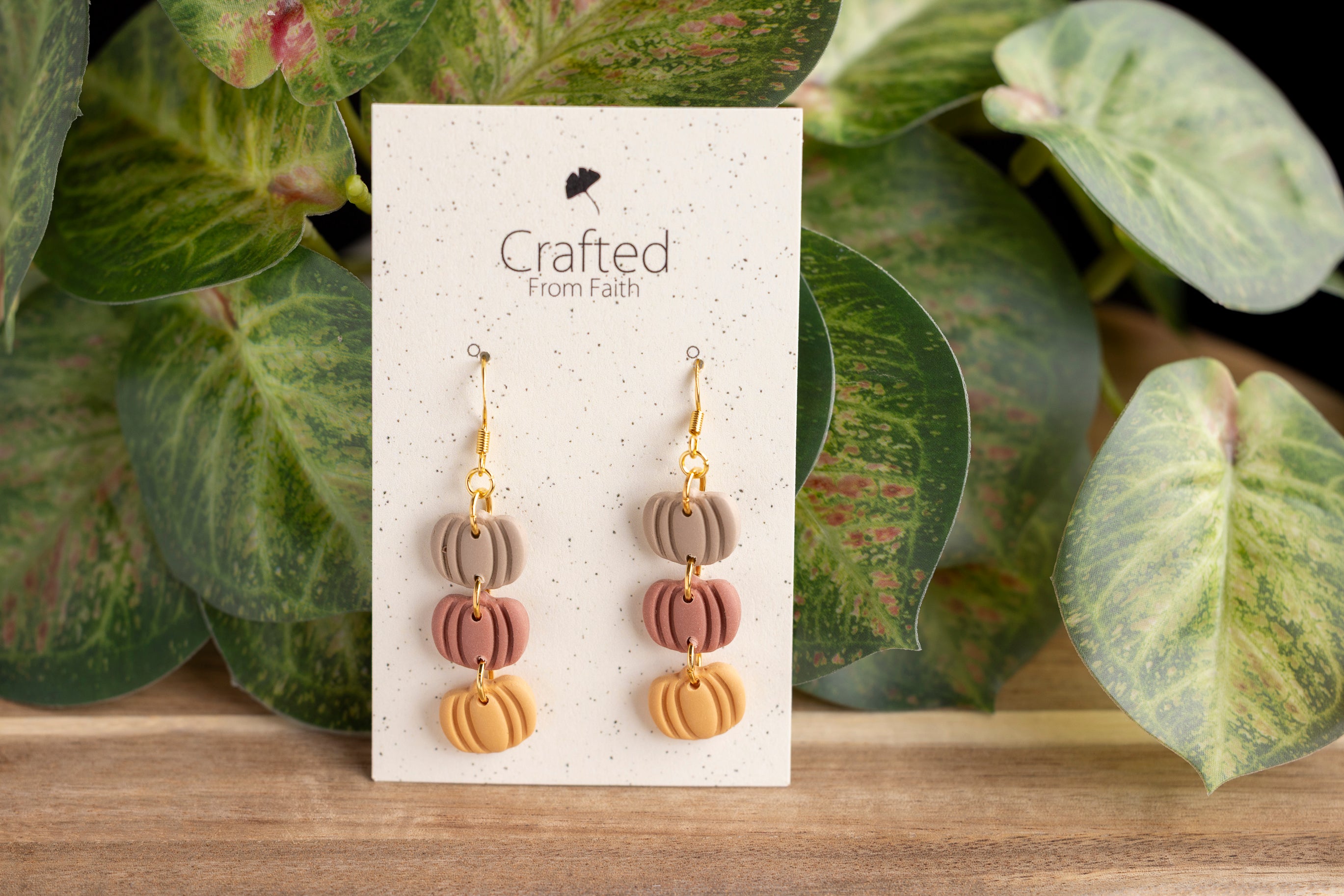 Triple Pumpkin Dangle