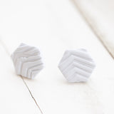 Large Hexagon Studs