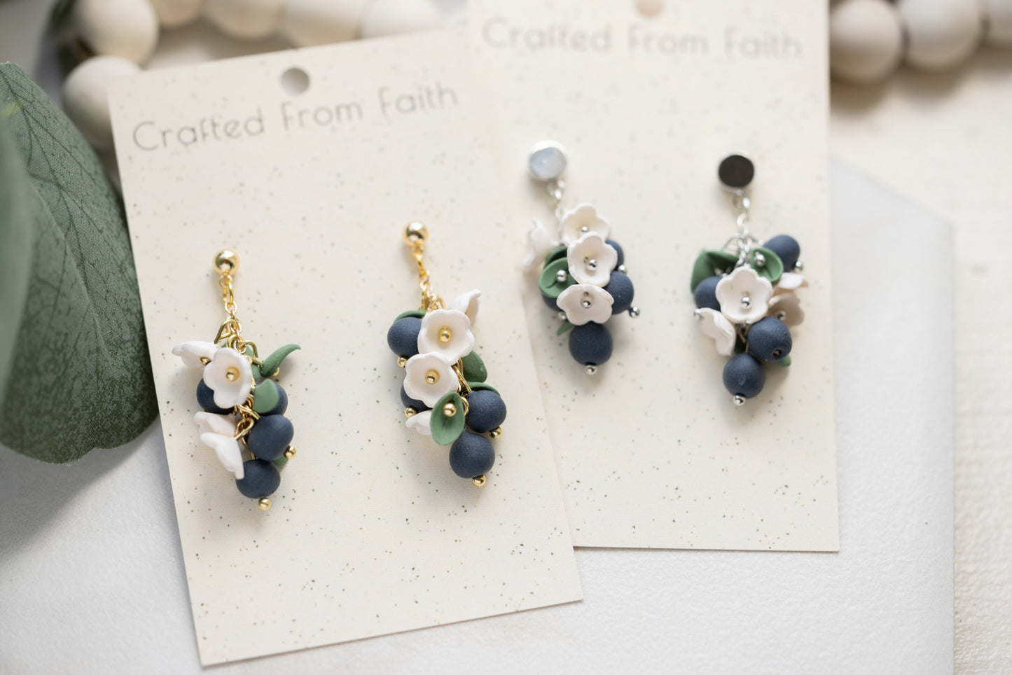 Layered Blueberry Dangles