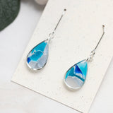 Ocean Stone Teardrop Dangles