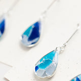 Ocean Stone Teardrop Dangles