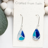 Ocean Stone Teardrop Dangles