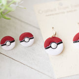 Poke Ball Earrings - Studs & Dangles