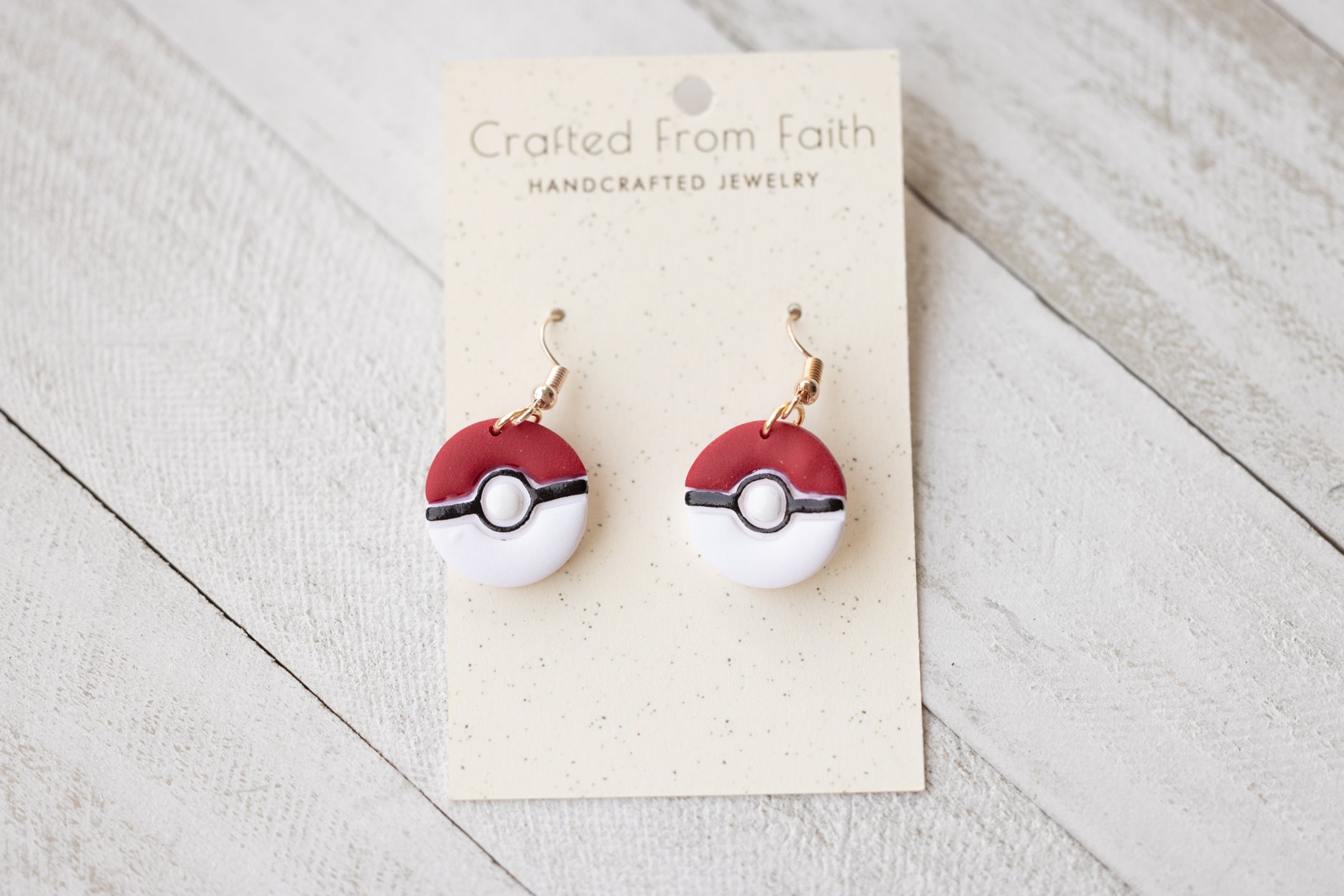 Poke Ball Earrings - Studs & Dangles