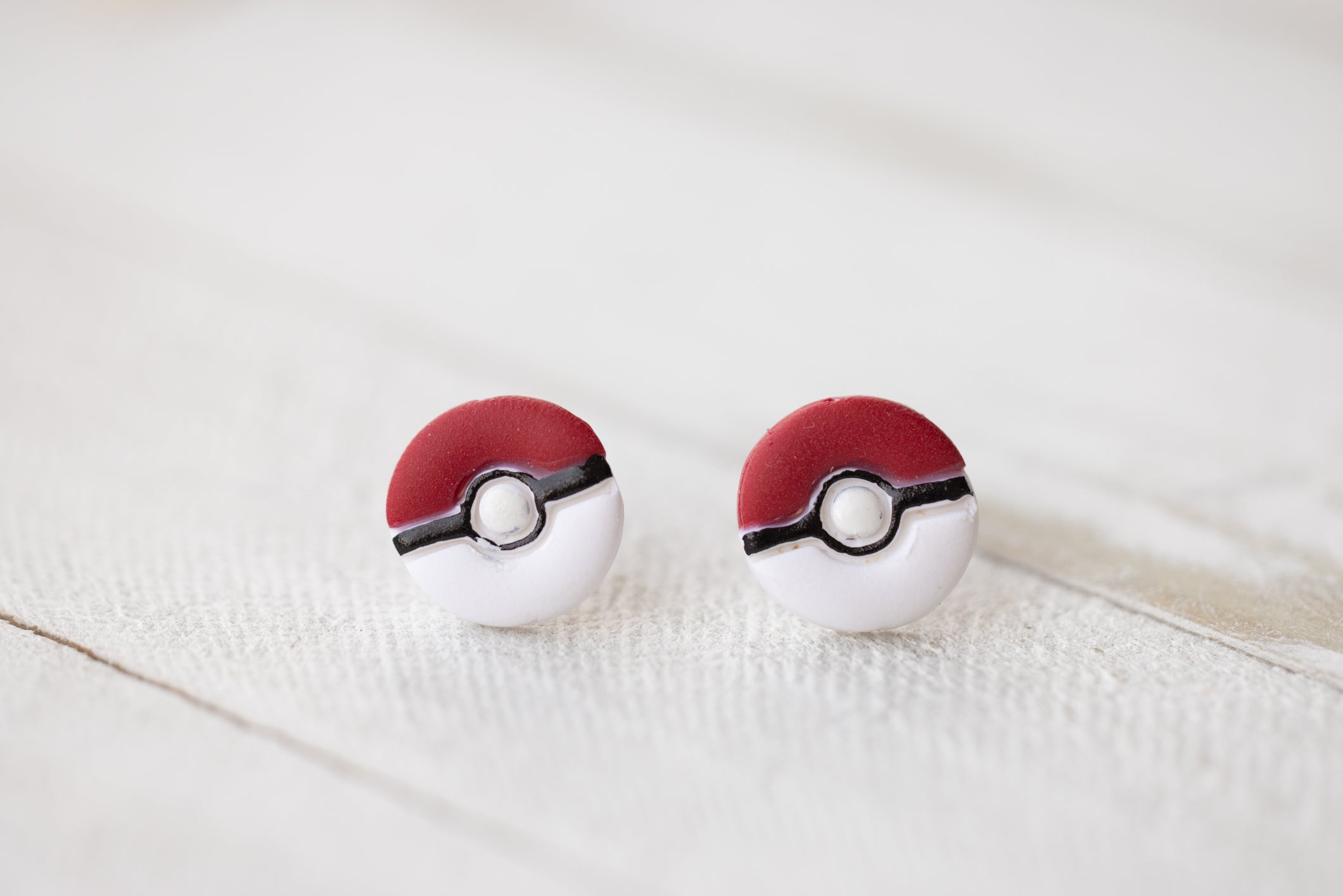 Poke Ball Earrings - Studs & Dangles