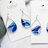 Ocean Stone Teardrop Dangles