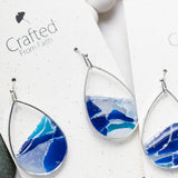 Ocean Stone Teardrop Dangles