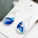 Ocean Stone Teardrop Dangles