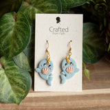 Sea Sparkle Narwhal Dangles