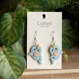 Sea Sparkle Narwhal Dangles