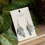 Sea Sparkle Narwhal Dangles