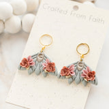 Floral Moth Dangles