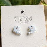 Playful Dolphin Studs