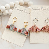 Floral Moth Dangles