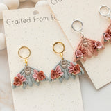 Floral Moth Dangles