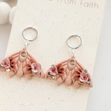 Floral Moth Dangles