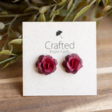 Velvet Rose Studs