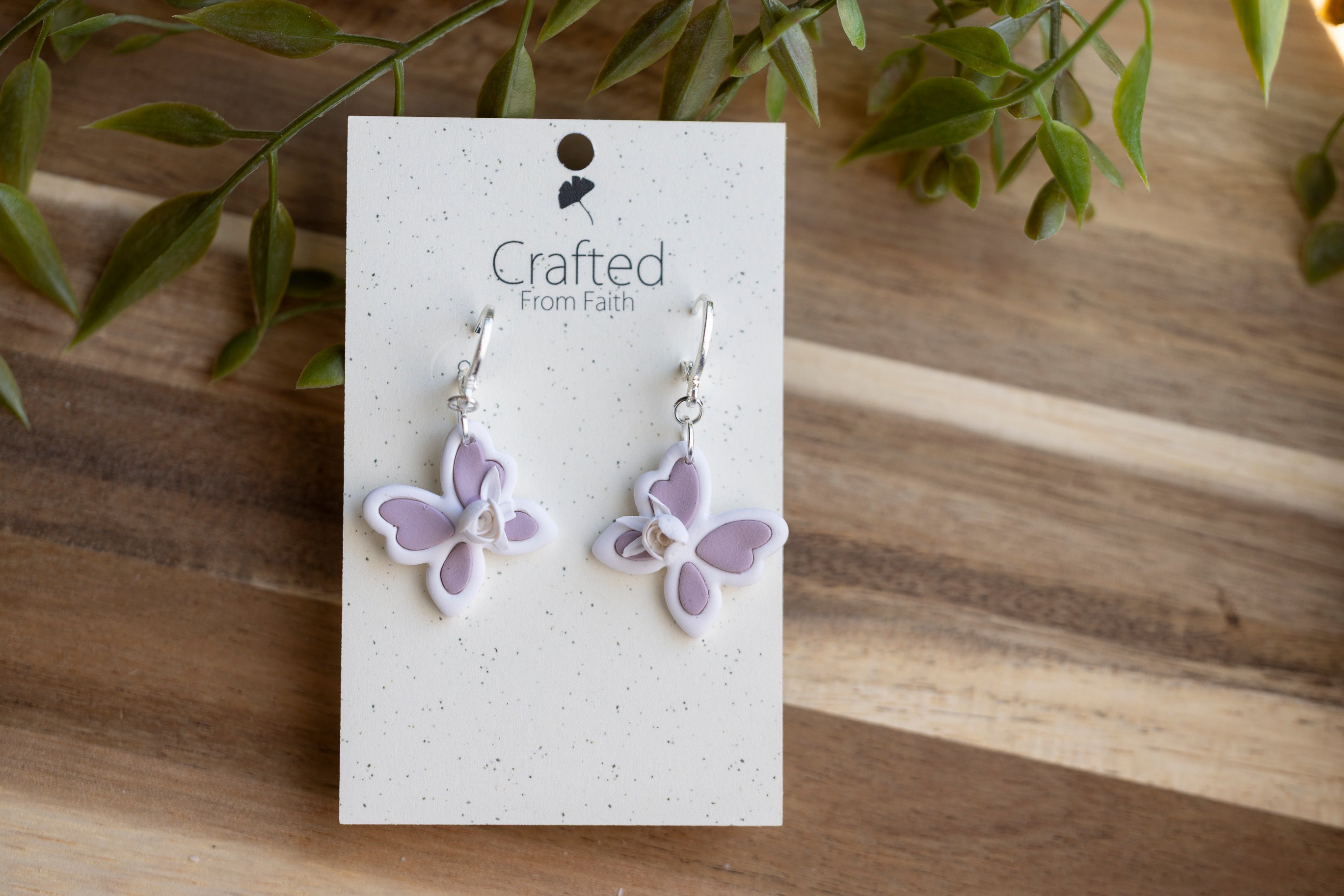 Lavender Flutter Dangles