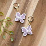 Lavender Flutter Dangles