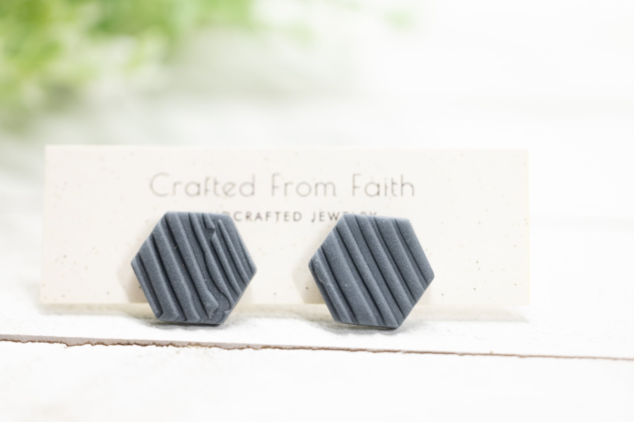 Large Hexagon Studs