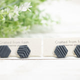 Large Hexagon Studs