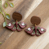 Woodland Moth Earrings
