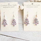 Christmas Tree Cake Earrings