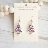 Christmas Tree Cake Earrings