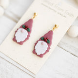 Holly Gnome Earrings