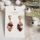 Holiday Season Petal Dangles