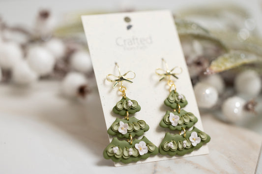 Boho Floral Christmas Tree Dangles