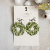 Gold & Silver Wreath Dangles