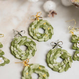 Gold & Silver Wreath Dangles