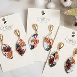 Holiday Season Petal Dangles