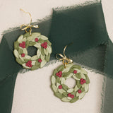 Spanish Olive Wreath Dangles