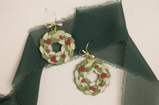 Spanish Olive Wreath Dangles