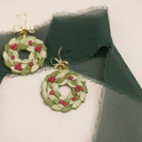 Spanish Olive Wreath Dangles