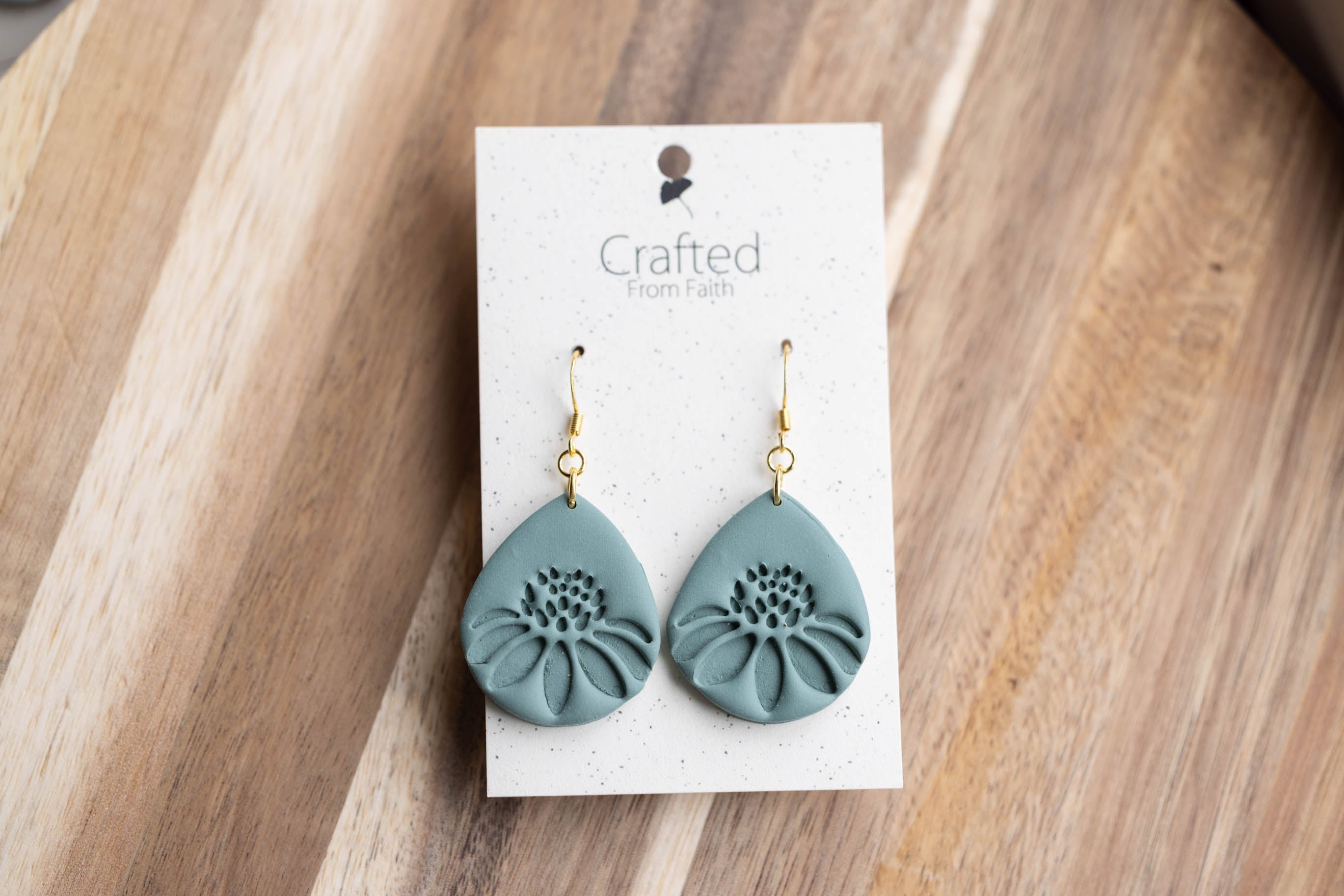 Daisy Teardrop Earrings - Romance Palette | May 2025 Charity Pair