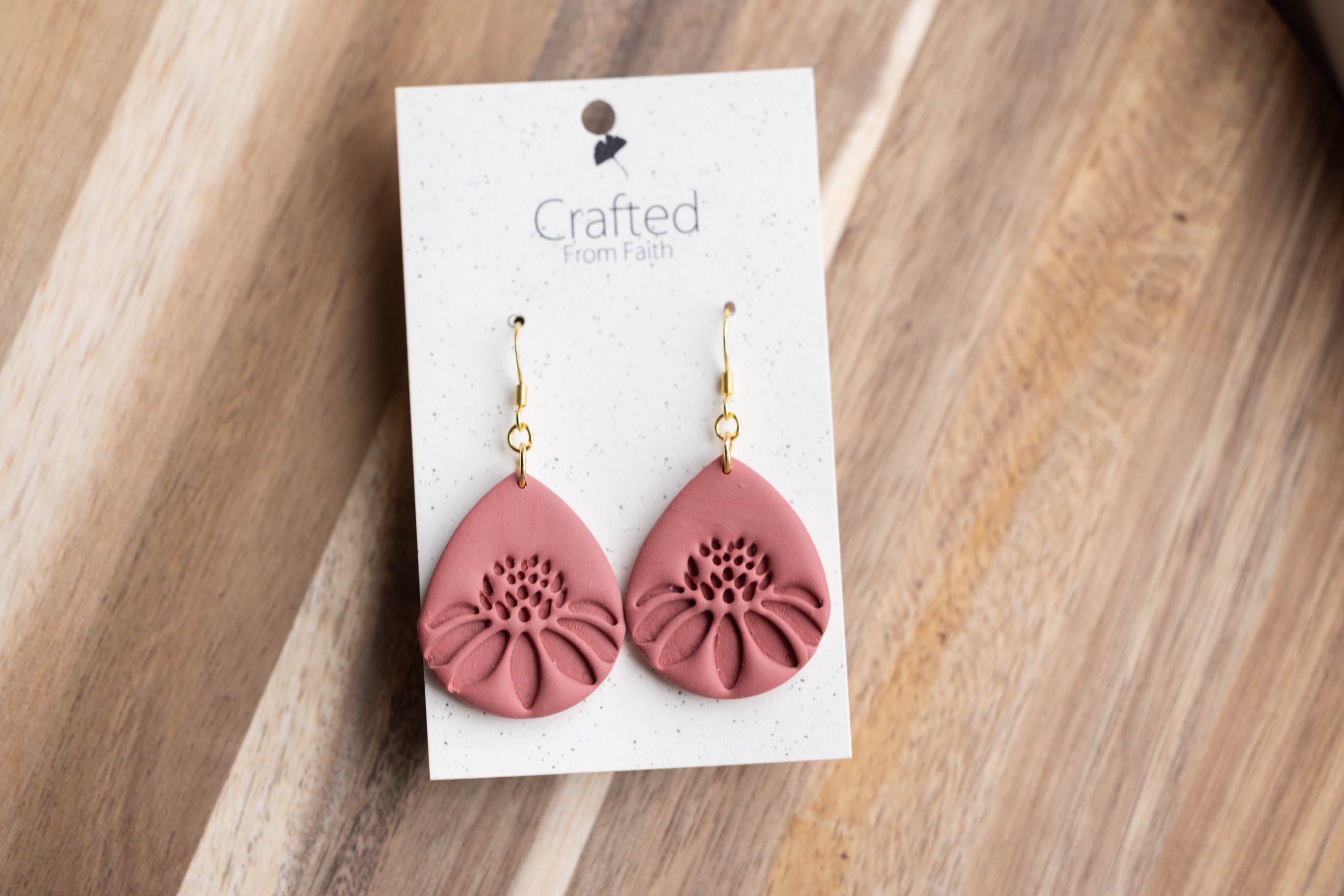 Daisy Teardrop Earrings - Romance Palette | May 2025 Charity Pair