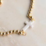Cross Bead Bracelet