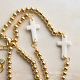 Cross Bead Bracelet