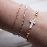 Cross Bead Bracelet