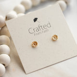 Gold Daisy Studs