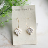 Speckled Leaf Hoops