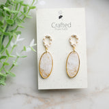 Large Stone Quartz Dangles