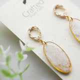 Large Stone Quartz Dangles