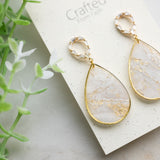 Large Stone Quartz Dangles