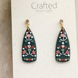 Folk Art Teardrops