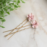 Blush Blossom Hair Pins