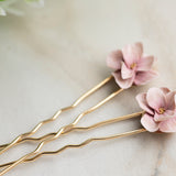 Blush Blossom Hair Pins